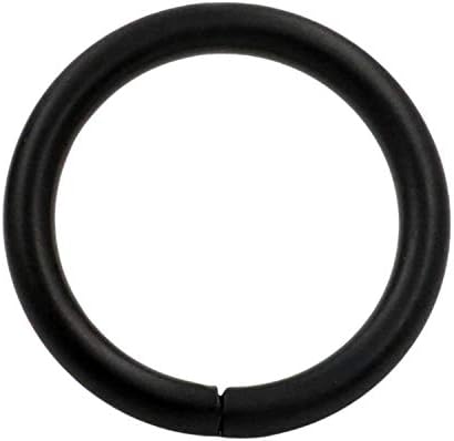 Tianbang Black 1 внатрешен дијаметар o прстен не заварен пакет од 10