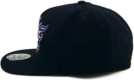 Mitchell & Ness Phoenix Suns Нова phx црна портокалова висока круна опремена капа капа на капа 7 1/2