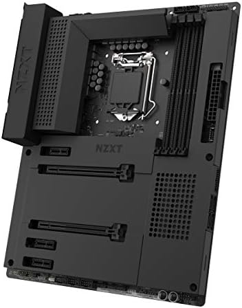 NZXT N7 Z490 - N7 -Z49XT -B1 - Intel Z490 чипсет - ATX Gaming Motherboard - Интегрирана I/O штит - Intel Wireless -Ox 200 - Bluetooth v5.1 - Црна