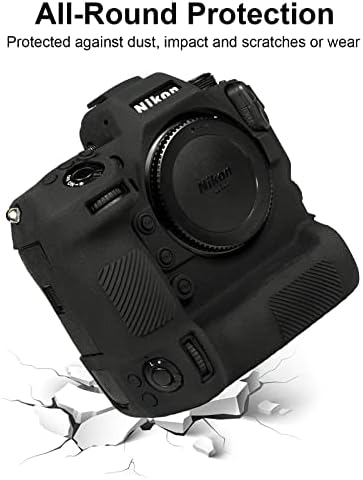 Лесен случај на камера за аспиратор за камера Nikon Z9, мека силиконска гума за силиконски гума за заштита на телото за заштита на тело
