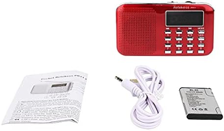 Retekess PR11 AM FM Radio Protable, Radio Digital Digital, Mp3 Music Player Поддршка за поддршка на звучникот Micro SD, Aux, USB