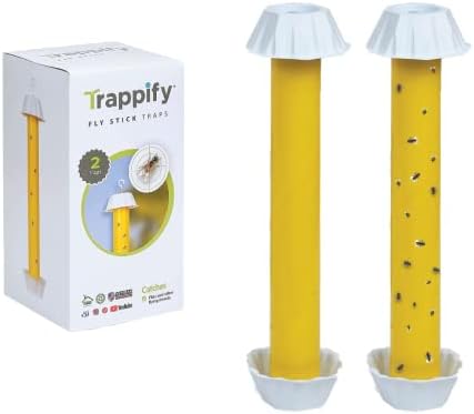 Trappify висечки стапици на летање на отворено: Овошни стапици за летање за затворено | Fly Catcher, GNAT, комарци и летечки инсекти за
