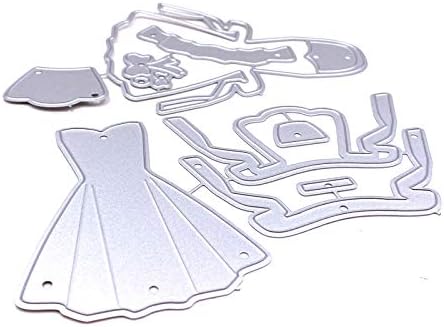 ZFPARTY престилка метална сечење умира матрици за DIY -от, декоративно втиснување картички за хартија DIY