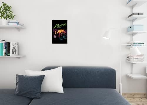 Отров Nothin Но, добро време песна единечна корица Хеви метална музичка стока Ретро гроздобер 80 -ти естетски опсег кул е декор за печатење по постер за печатење 12x18