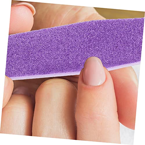 ДОИТУЛ 10 парчиња Преносливо Средување Двострани Виолетови Нокти На Табла Материјали За Маникир Професионални Додатоци Алатки За