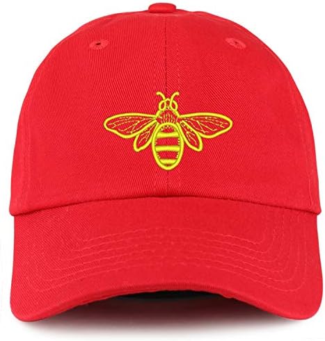 Трендовска Продавница За Облека Младинска Пчела Извезена Неструктурирана Памучна Бејзбол Капа