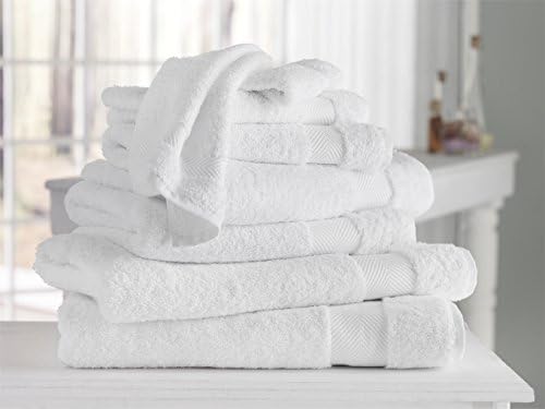 Колекција на хотел „Енчанте дома“ во хотел турски крпи за миење на памук, сет од 4