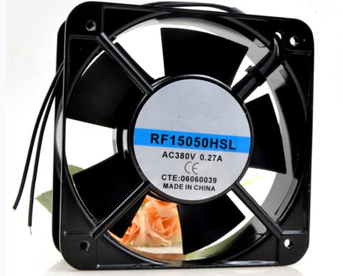 За RF15050HSL 380V 0.27A 15.93CFM 31DBA 150X150X50MM 2-жичен вентилатор за ладење