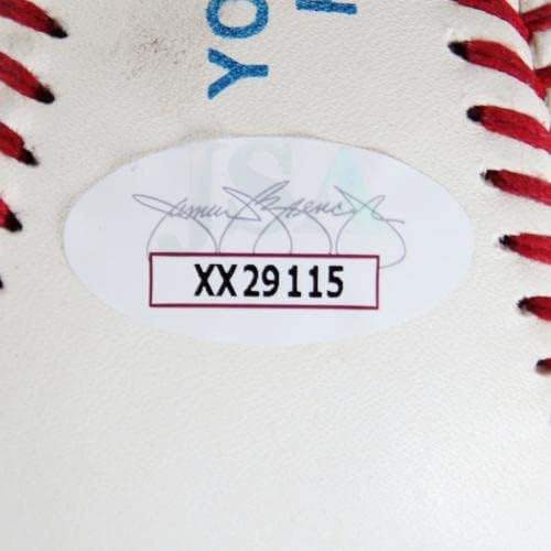 Рој Халадеј потпиша бејзбол Блу aysејс - COA JSA - Автограмирани бејзбол