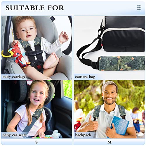 Хавајски тропски хибискус каиш за седишта за автомобили за бебиња деца 2 парчиња ленти за седишта за автомобили раменици за перниче