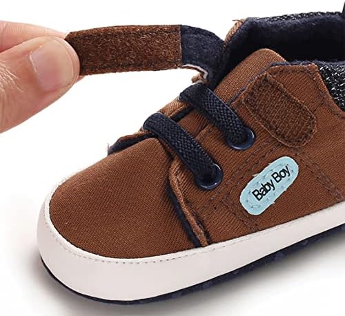Бебе девојче момче патики меки единствени први чевли за одење мали деца со високи врвни патики први чевли за новороденче за новороденчиња новороденчиња