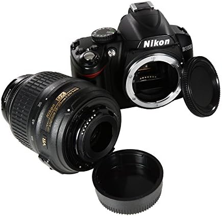 Капа на телото на камерата Camdesign и задните леќи на задните леќи компатибилни со камерите на Nikon DSLR