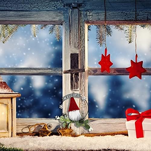 Орнаменти на кукли од венец Ханабас Шведска предна скандинавска декор: тремот Божиќ знак за приврзоци врата Дедо Мраз Божиќ мала декорација