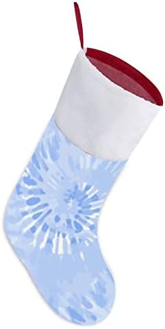 Врзана боја сина хипи црвена Божиќна празничка чорапи дома украси за Божиќно дрво камин што виси чорапи