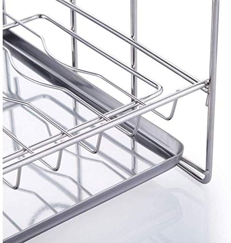 SDGH решетката за чинија со не'рѓосувачки челик - Исцедете го решетката за кујнски садови за решетки за складирање на решетки
