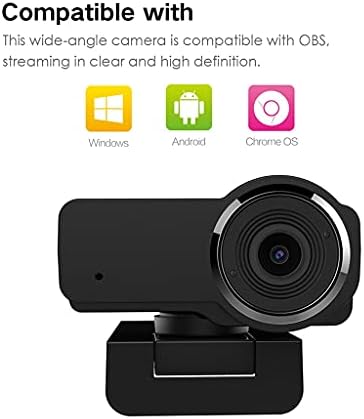 CLGZS Веб Камера 1080p Стриминг Медиуми Веб Камера Со Микрофон За Автоматска Корекција На Светлина Компјутер Камера