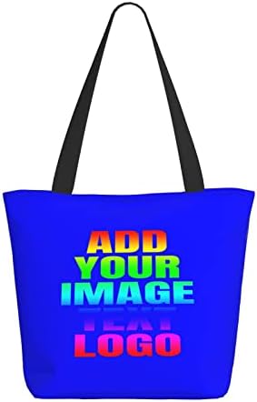 Прилагодени торбички торби со лого текст Персонализирана торби за купување торби за подароци за жени наставници за роденденски