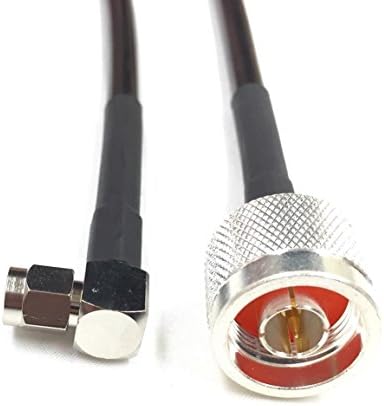 100 стапала N машко до SMA десен агол Times Microwate LMR240 Ultraflex антена 50 ом кабел собрани со прилагодена кабелска врска