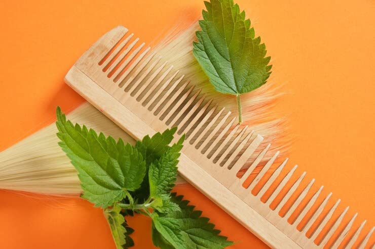Vedela Naturals Kacchi Neem Comb, дрвен чешел | Раст на косата, пад на косата, контрола на првут | Зацрвстување на косата, контрола на фриз | Чешел за мажи, жени |