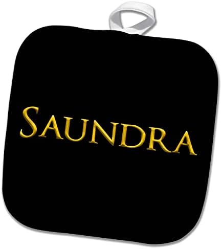 3drose Saundra популарно име на девојче во САД. Yellowолта на црниот талисман - постери