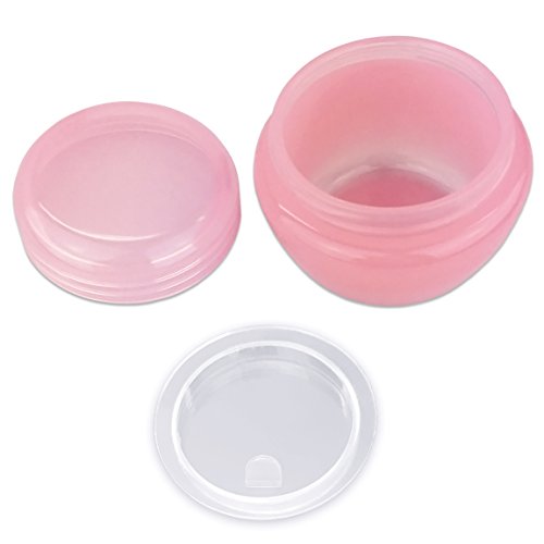 Beauticom® 72 парчиња 30g/30ml розови замрзнати контејнери со внатрешен лагер за мал накит, мониста, привлечност, рингестони,