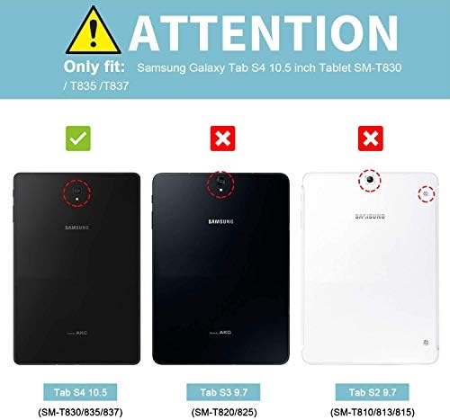 Бршлен 360 Степени Капак На Куќиштето Компатибилен Со Samsung Galaxy Tab S4 10.5 Држач За Држач Со Ремен За Зглоб и Ремен За Рамо -
