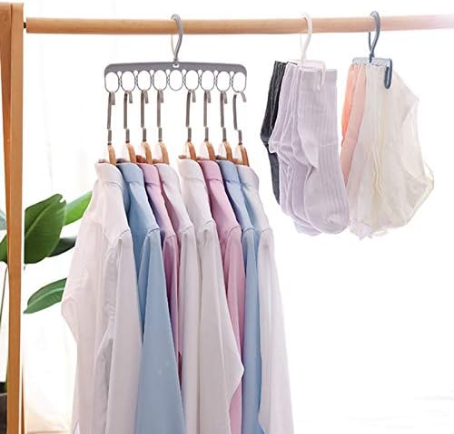 Мулти-употреба облека закачалка пластика Дом одличен организатор за прицврстување за гардероба за гардероба