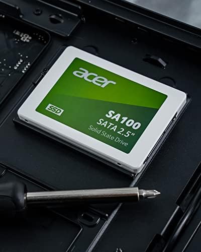 Acer SA100 240 GB SATA III 2,5 инчен внатрешен SSD - 6 GB/s, 3D NAND цврста состојба хард диск до 549 MB/s - BL.9BWWA.102