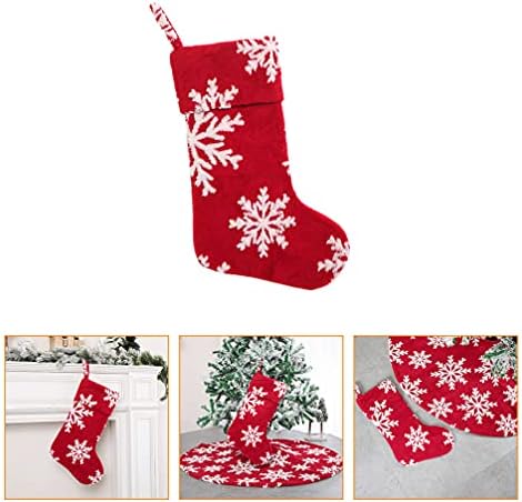 Бестојард Божиќни Украси 1 парчиња Божиќен Чорап Приврзок Симпатична Торбичка Декор За Новогодишна Елка Домашен Декор