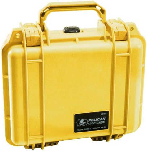 Пеликан 1200 случај со пена за камера жолта