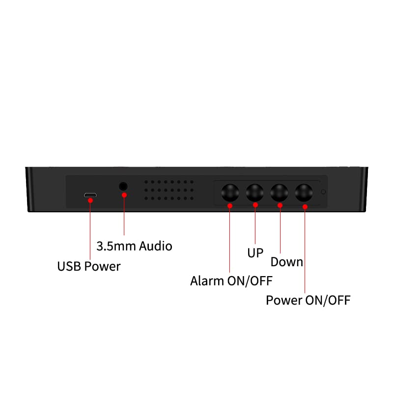 Мерач на дигитално ниво на звук SW-525A 30-130DB бучава Мерење на мерачот 9,6 инчи Голем LCD дисплеј монтиран бучава ниво на звук на звук мерач
