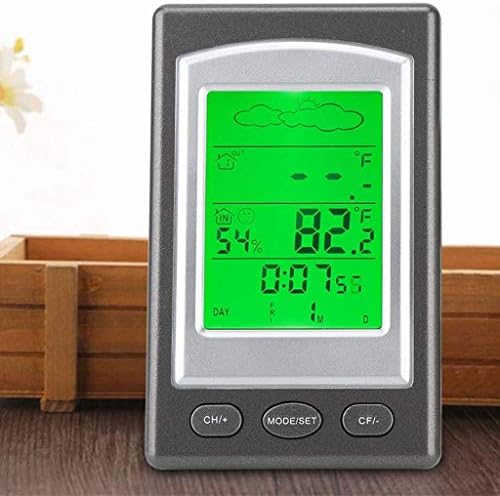 WDBBY Соба Термометар-Мултифункционален Внатрешен И Надворешен Температура И Влажност Безжичен Сензор