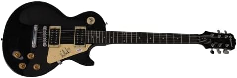 Бред Витфорд потпиша автограм со целосна големина Гибсон Епифон Лес Пол Електрична гитара многу ретка w/ psa автентикација - Аеросмит, играчки