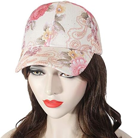 ZLYC жени мода цветни печати бејзбол капа Хавајски прилагодлив Snapback тато капа
