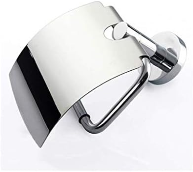 Држач за тоалетна хартија од не'рѓосувачки челик WSZJJ- држач за ткиво за тоалетот за тоалетот за тоалети со капакот од не'рѓосувачки