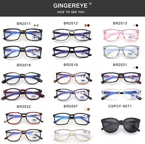 Gингереј мистерија за очила за очила Унисекс очила/очила за сонце 12 парчиња измешани модни очила за очила за мажи жени подароци изненадување
