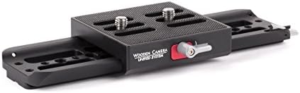 Стегач на дрвена камера Dovetail | Адаптира систем на фотоапарати, основна плоча или додаток на ARRI стандардниот Dovetail | Лесни, повеќе