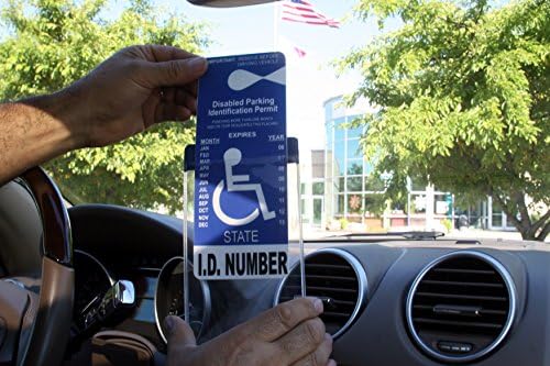 2 MirorTag Шарм ОД JL Безбедност-Нов Начин За Заштита, Прикажување &засилувач; Стави Настрана Хендикеп Паркинг Плакат. Магнетно Вклучување &засилувач;
