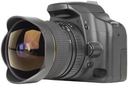 Bower SLY358AE Ултра-Широк 8mm f/3.5 Рибни Леќи За Дигитални Фотоапарати Никон АЕ