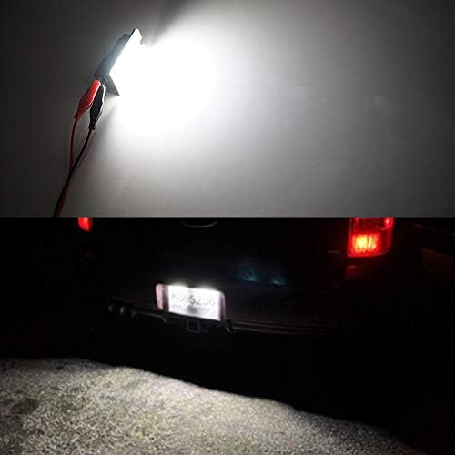Moforkit LED Лиценца Плоча Светлина Светилка Собранието За 2014-2019 Dodge Durango SUV 6000K Dimond White, Пакет од 2