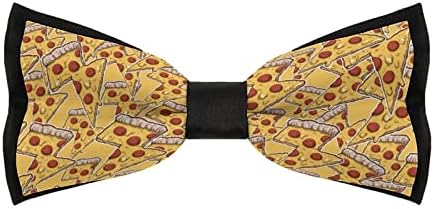 Weedkeycat кул грмотевици симпатична пица Смешна вратоврска пред-врзана формална лак врски прилагодливи кутии печатени за мажи