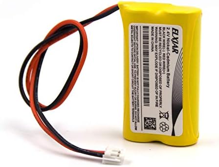 elxjar 2.4 V 600mAh BP2-Двојна ЛАЈТ Ni-CD Батерија Замена За Излез Знак За Итни Случаи Светлина, CSXWREB3 Hubbel Батерија, BP2A BP2-0A