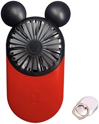 Деколајф Симпатична Personal Мини Вентилатор, Рачни &засилувач; Преносни USB Полнење Вентилатор, Близнак Вентилатор со 3 Прилагодливи