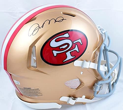 Џо Монтана Потпиша Сан Франциско 49ерс Ф / С 64-95 Брзина Автентичен Шлем-Фанатици-Автограм Нфл Шлемови