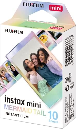 Fujifilm Instax Мини Виножито Филм - 10 Експозиции &засилувач; Instax Мини Сирена Опашка Филм - 10 Експозиции &засилувач; Instax Мини