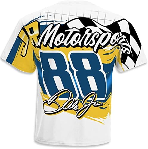 Дејл Ернхардт rуниор Моторспорс 2022 Мартинсвил Сублимирана маица за униформа на екипажот на пит