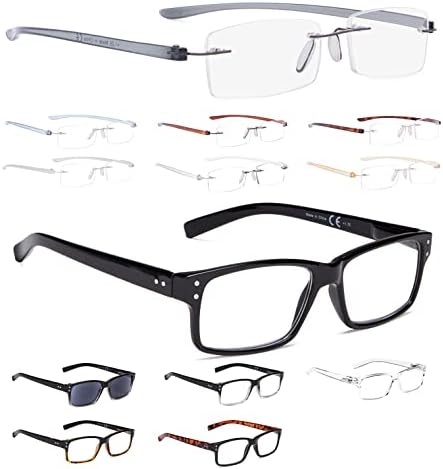 ЛУР 7 Пакувања Очила За Читање Без Обрач + 6 Пакувања Класични Очила За Читање