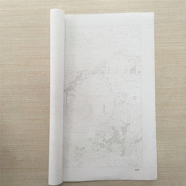 Колекцијата Едвард Мунк-Крегер во пролет-Комплет за ван-о-по-број 40x40cm DIY рамка
