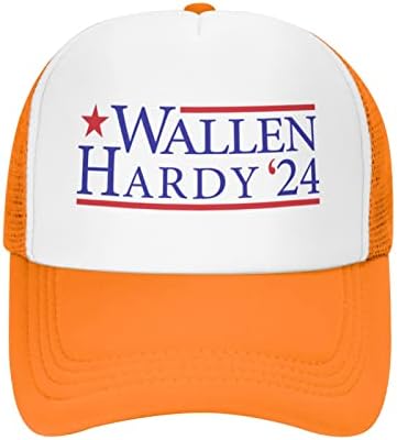 Pauppy Смешно-wallид-Харди-24-подароци од мрежа за грб за мажи жени бејзбол капа камион за камиони со капачиња лето капа црно