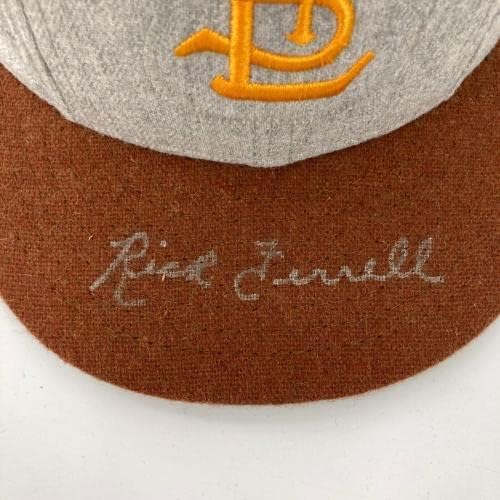 Рик Ферел потпиша автентичен Сент Луис Браунс Бејзбол капа JSA COA - Автограмирани капи МЛБ